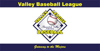 Valley Baseball League logo design and banner