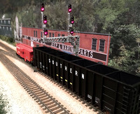Tom and Josh Clark's HO Scale Norfolk Southern Layout.