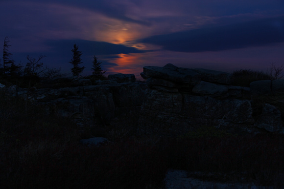 The changing hues of a full moon! - Dolly Dods